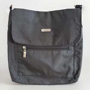 Baggallini Town Bagg 11x11 Crossbody Shoulder Bag Purse Gray
